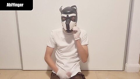 Twink Puppy Cumming And Acting Like A Pup