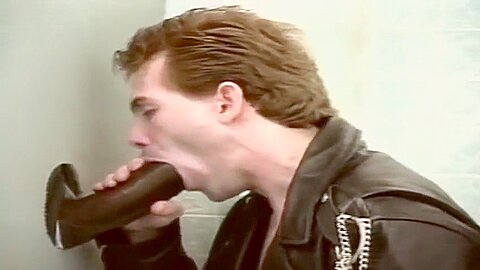 Vintage Glory Hole With Huge Black Cock