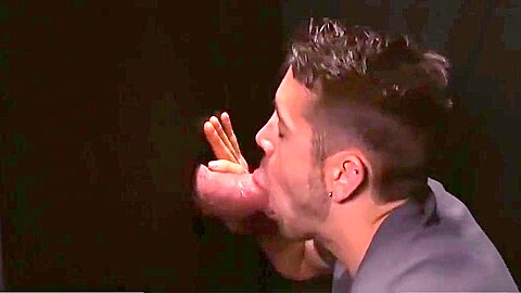 Gives Blowjob And Swallows In Gloryhole Room – FAMILYCOCKS.COM
