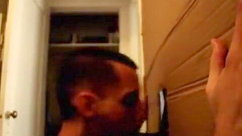 24yo black guy with thick 8 at gloryhole