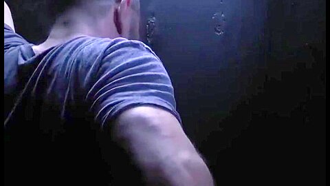 Hot glory hole blowjob and deepthroat with twink and Step daddy